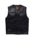 Gilet pelle e tessuto ROLAND SANDS TEMPLE 74