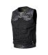 Gilet pelle e tessuto ROLAND SANDS TEMPLE 74