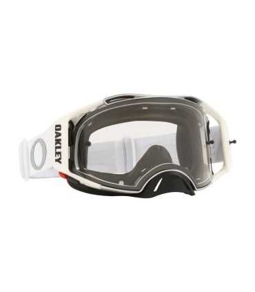 Oakley Airbrake® MX Goggle Tuff Blocks White Clear Lens