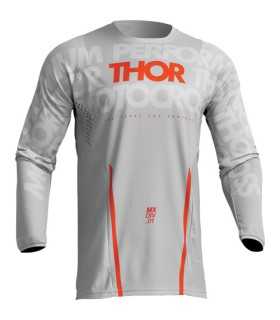 Maglia cross Thor Pulse Mono grigio arancio