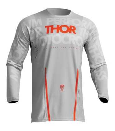 Maglia cross Thor Pulse Mono grigio arancio