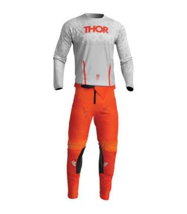 Maglia cross Thor Pulse Mono grigio arancio