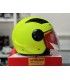 Casco jet LS2 OF562 Airflow giallo opaco