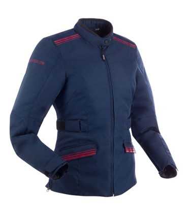 Bering Shine motorcycle lady jacket navy