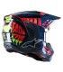 Casco motocross Alpinestars SM5 Solar Flare nero rosso