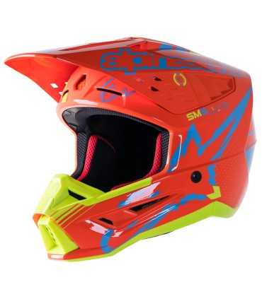 Casque motocross Alpinestars SM5 Action orange