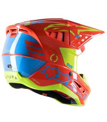 Casco motocross Alpinestars SM5 Action orange