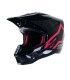 Casque motocross Alpinestars SM5 Compass noir pink