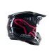 Casco motocross Alpinestars SM5 Compass nero rosa