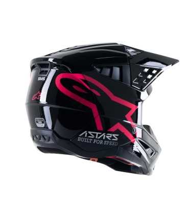 Casco motocross Alpinestars SM5 Compass nero rosa