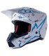 Alpinestars SM5 Action Motocross Helm weiss