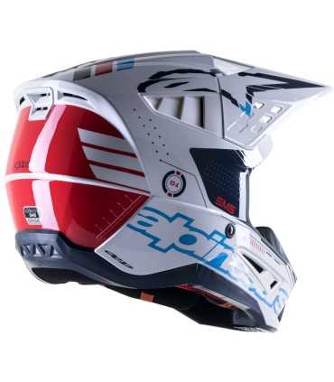 Casco motocross Alpinestars SM5 Action bianco