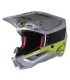 Casque motocross Alpinestars SM5 Bond argent