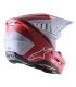 Casco motocross Alpinestars SM5 Rayon rosso