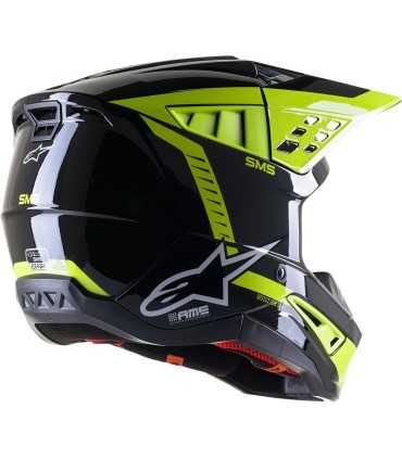 Casco motocross Alpinestars SM5 Beam giallo