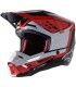 Casco motocross Alpinestars SM5 Beam rosso