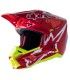 Casco motocross Alpinestars SM5 Action rosso