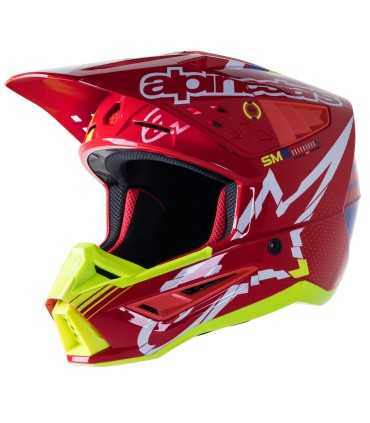 Alpinestars SM5 Action rot cross helmet