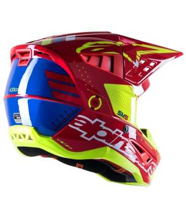 Casco motocross Alpinestars SM5 Action rosso