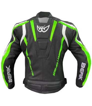 Giacca moto pelle Berik 2.0 LJ 171320 verde