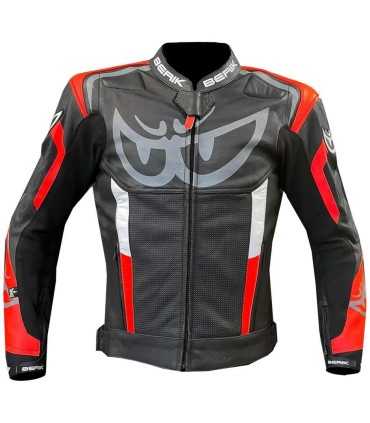 Giacca moto pelle Berik 2.0 LJ 171320 rossa