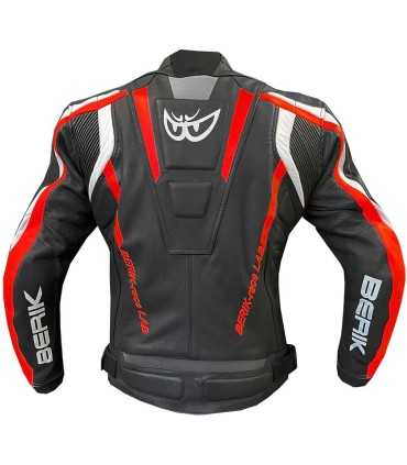 Berik 2.0 LJ 171320 motorcycle leather jacket red