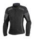 Wasserdichte Damen Prexport Oasy Motorradjacke schwarz