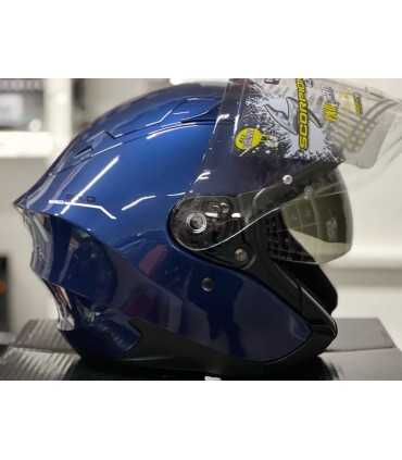 Casco jet Scorpion Exo-230 SR blu