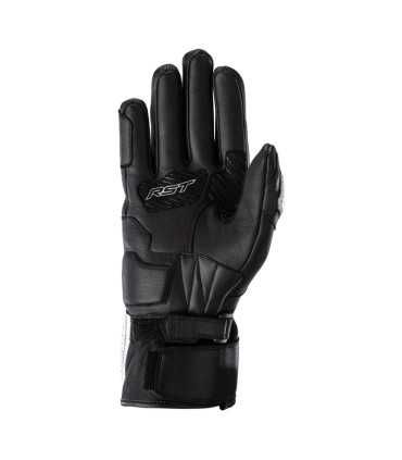 Gants moto cuir RST Turbine blanc