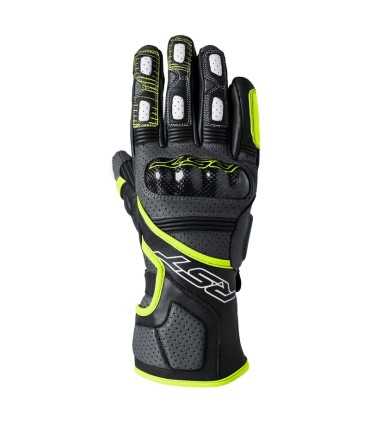 Motorrad leder handschuhe RST Fulcrum gelb