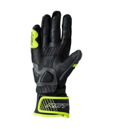 Motorrad leder handschuhe RST Fulcrum gelb