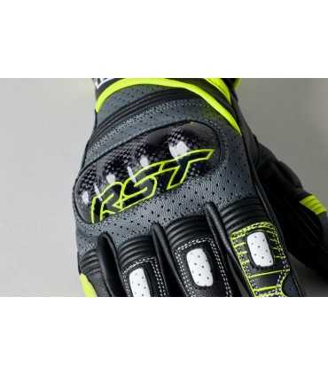 Gants en cuir RST Fulcrum jaune