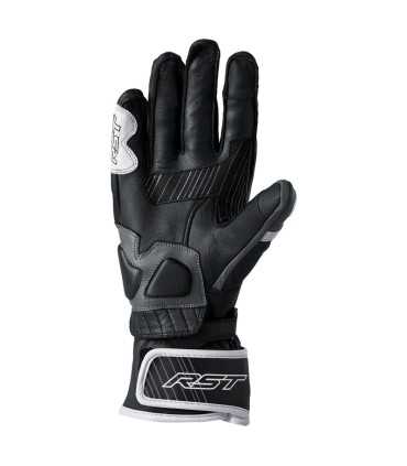 RST Fulcrum leather gloves black white