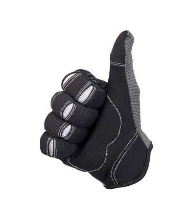 Biltwell moto gloves gray