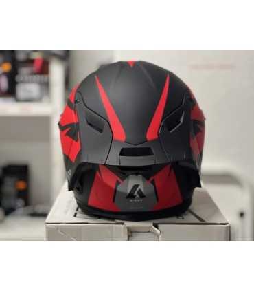 Casco Airoh Gp 550 S Wander rosso nero opaco