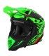 Casco motocross Acerbis X-Track verde opaco