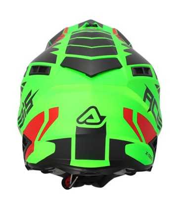 Casco motocross Acerbis X-Track verde opaco