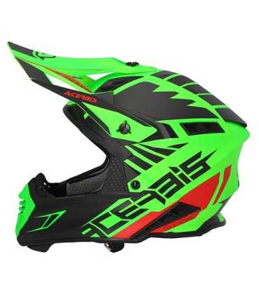 Casque motocross Acerbis X-Track vert matt