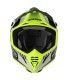 Casco motocross Acerbis X-Track Mips giallo opaco