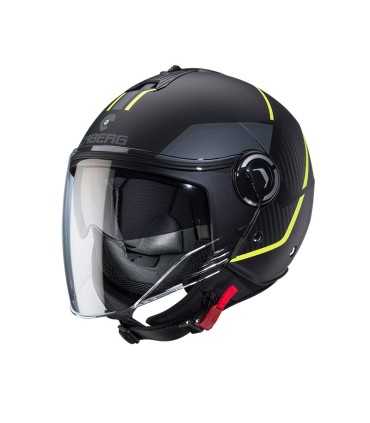 Caberg Riviera V4x Geo nero opaco giallo