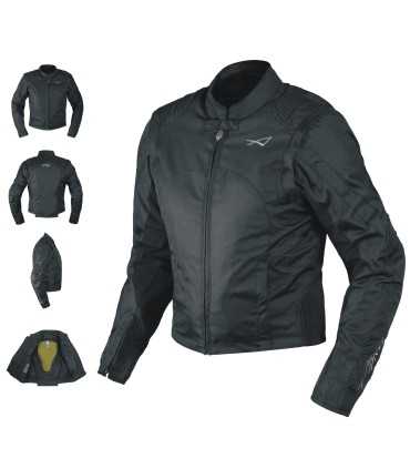 Motorradjacke A-Pro Diablex schwarz