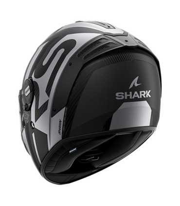 Casco Shark Spartan RS carbon Shawn nero grigio opaco