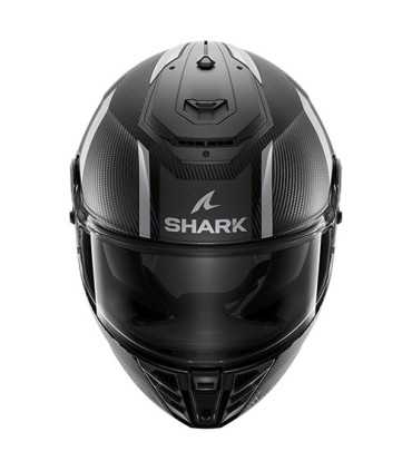 Casco Shark Spartan RS carbon Shawn nero grigio opaco