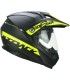 Casque Crosstourer CGM 666A Twin Hitrack noir jaune matt