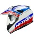 Casco Crosstourer CGM 666A Twin Hitrack blu rosso