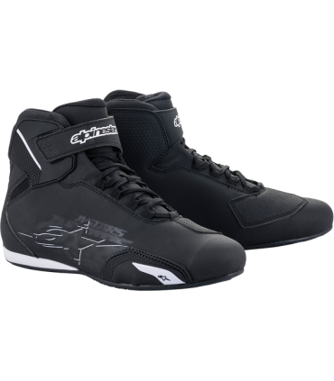 Chaussures moto Alpinestars Sektor noir blanc