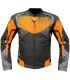 Giubbotto moto Berik 2.0 NJ-173302 Gradient arancio