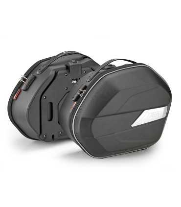 GIVI WL900 WEIGHTLESS PAIR OF MONOKEY® SEMI-RIGID SIDE BAGS 25 LTR