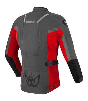 Berik 2.0 Touring gray red motorcycle jacket