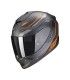 Casco integrale Scorpion Exo 1400 Carbon air Evo Kydra arancione